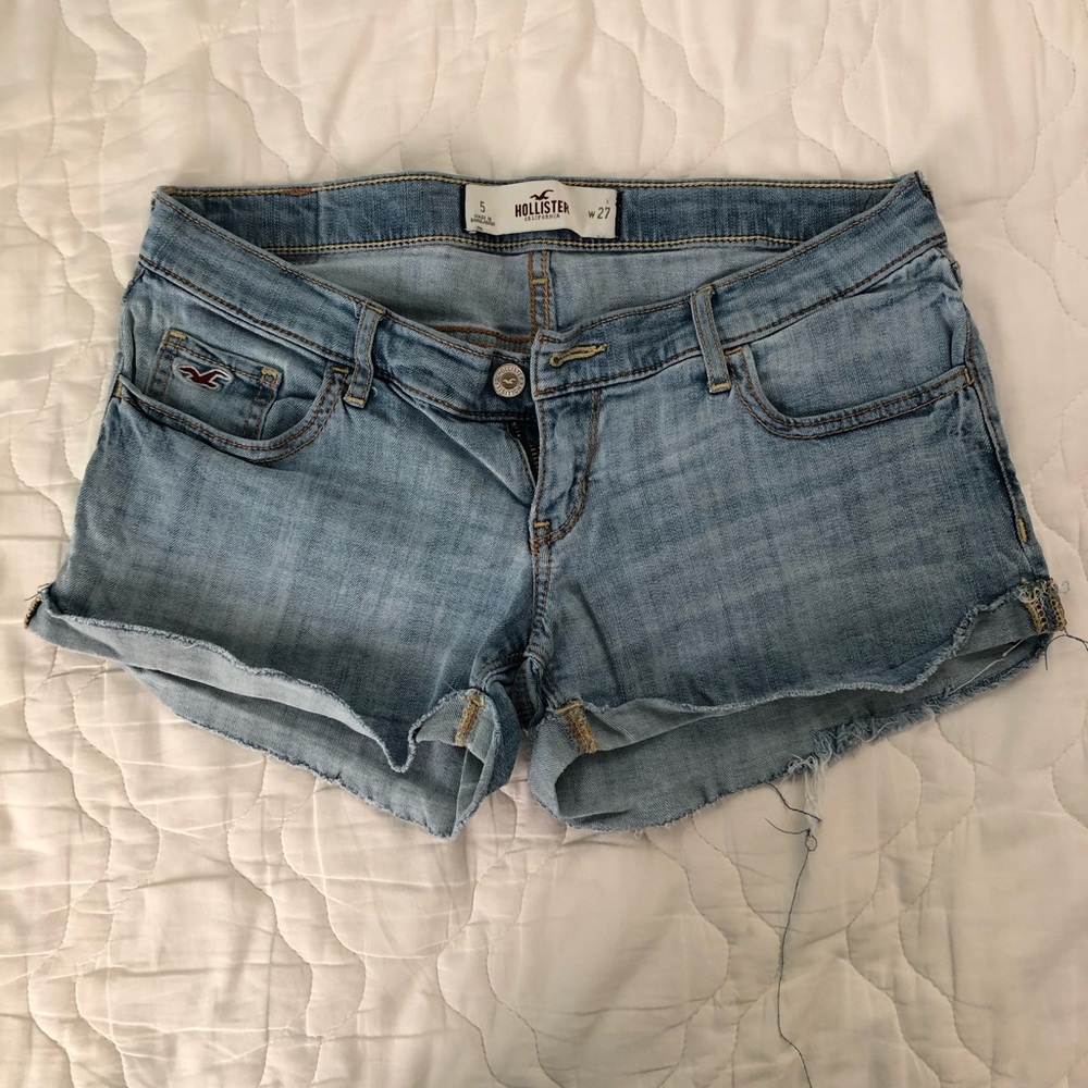 Hollister Lightwash Jean Shorts